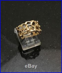Retired James Avery Labrado Ring Sz 5 14K Yellow Gold. 585