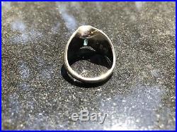 Retired James Avery Monaco Ring With Blue Topaz