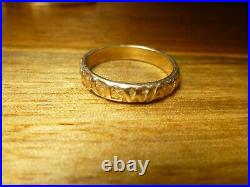 Retired James Avery Ring Always and Forever 14K Gold 5.8 grams Size 10
