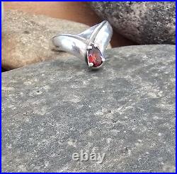 Retired James Avery Size 6 Garnet Ring