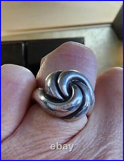 Retired James Avery Size 6 Swirl Knot Ring Vintage So Pretty