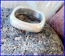 Retired James Avery Soft Square Band Ring Size 10 Sterling Silver Neat Piece