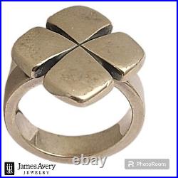 Retired James Avery Solid Cross Ring HEAVY UNISEX, NEAT Piece! RARE! Sz6.45
