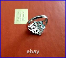 Retired James Avery Sterling Silver Alpine Snowflake Ring SIZE 8