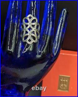 Retired James Avery Sterling Silver Long Tracery Openwork Ring w Box Size 7 HTF Retired James Avery Sterling Silver Long Tracery Openwork Ring w Box Size 7 HTF