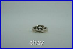 Retired James Avery Sterling Silver Lover's Knot Ring Size 6 1/4