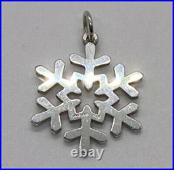 Retired James Avery Sterling Silver Pendant Or Charm Uncut J Ring No Tarnish