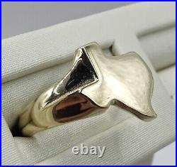 Retired James Avery Texas Ring 14k Yellow Size 6.5