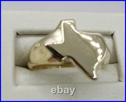 Retired James Avery Texas Ring 14k Yellow Size 6.5