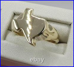 Retired James Avery Texas Ring 14k Yellow Size 6.5