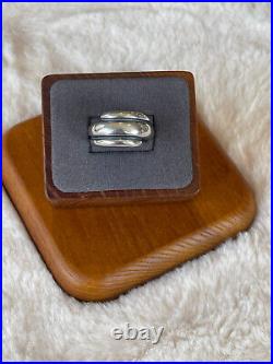 Retired James Avery Triple Dome Wrap Ring Size 9.75
