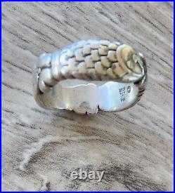 Retired James Avery VINTAGE Fish Eternity Ring Size 5.5 NEAT Piece Very RARE