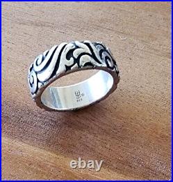 Retired James Avery Wave Band Ring Size 7.5 Fits 7 NEAT Piece, Vintage