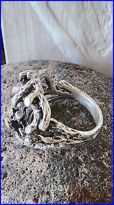 Retired James Avery Wide Openwork Twig Dome Ring Neat Vintage Piece! Sz 6.5 Retired James Avery Wide Openwork Twig Dome Ring Neat Vintage Piece! Sz 6.5