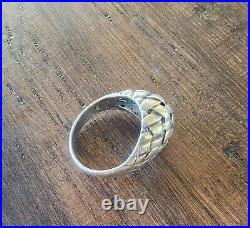 Retired James Avery Woven Dome Ring Size 5