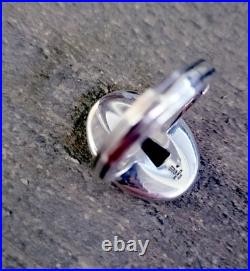 Retired RARE James Avery Journey Keyhole Oval Bronze/Silver Ring withJA Box Sz 6
