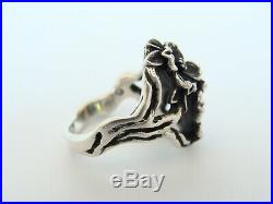 Retired vintage James Avery Sterling Silver Dogwood Ring size 7