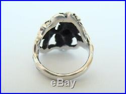 Retired vintage James Avery Sterling Silver Dogwood Ring size 7