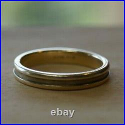 Retried & RARE James Avery 14k Yellow Gold Wedge Band Ring Size 8
