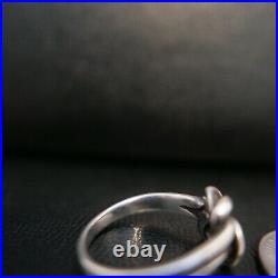 Signed James Avery Sterling Silver 925 retired Lover's Knot ring Size 11