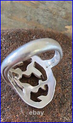 Size 4 Retired James Avery Hummingbirds Oval Ring SO PRETTY! Vintage, NEAT