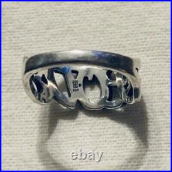 Size 7 Retired James Avery Sterling Silver 925 Valentines Day Heart Love Ring