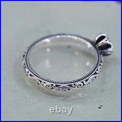 Size 9.25, James Avery sterling silver ring, 925 stackable band with amethyst