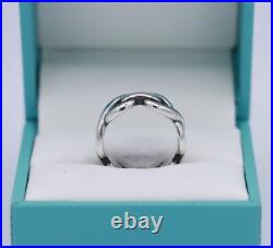 Sterling Silver James Avery Bold Infinity Band Ring Size 6.5 RARE & RETIRED 6.4g