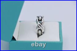 Sterling Silver James Avery Bold Infinity Band Ring Size 6.5 RARE & RETIRED 6.4g