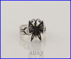 Sterling Silver James Avery Mariposa Butterfly Ring Size 9