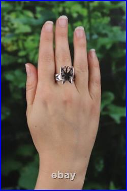 Sterling Silver James Avery Mariposa Butterfly Ring Size 9