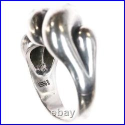 Sz10.25 James Avery modernist ring sterling silver