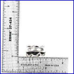 Sz10.25 James Avery modernist ring sterling silver