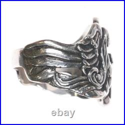 Sz9 Retired James Avery Mermaid angel praying ring sterling silver Sz9 Retired James Avery Mermaid angel praying ring sterling silver