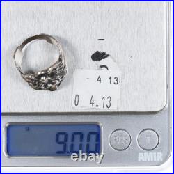 Sz9 Retired James Avery Mermaid angel praying ring sterling silver Sz9 Retired James Avery Mermaid angel praying ring sterling silver