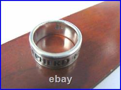 THE LORD IS MY SHEPHERD James Avery Rare Retired Ring Sterling Silver