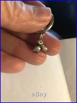 VINTAGE JAMES AVERY STERLING SILVER PELICAN DANGLE RING-3D-RETIRED! Size 6