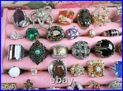 VTG RING JEWELRY LOT Statement Cocktail Signed 14K Solid Gold 925 James Avery