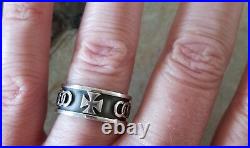 Very Rare James Avery Pattee Cross Ring in ALL STERLING SILVER