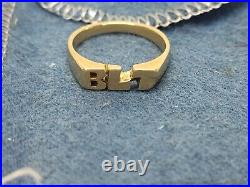 Vintage 14k Gold James Avery Signed Ring BLT 3g Size 5 with Box Bag Rare