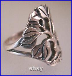 Vintage JAMES AVERY Tree of Life Sterling Silver Ring Size 6 Fine Jewelry Signed