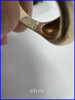 Vintage James Avery 14K Gold Teardrop Ring 7.6g Rare Collector's Piece