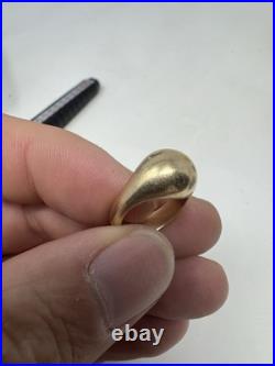 Vintage James Avery 14K Gold Teardrop Ring 7.6g Rare Collector's Piece