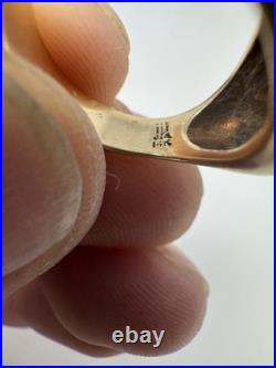 Vintage James Avery 14K Gold Teardrop Ring 7.6g Rare Collector's Piece