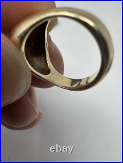 Vintage James Avery 14K Gold Teardrop Ring 7.6g Rare Collector's Piece