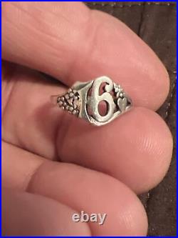 Vintage James Avery Rare Sweet 16 Ring Sterling Silver SIZE 7