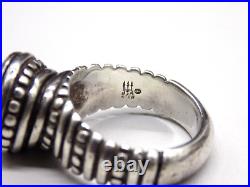 Vintage James Avery Ring Retired African Swirl Beaded 925 Sterling Silver Size 6