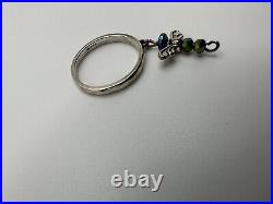 Vintage James Avery Sterling Silver Dangle Dragonfly Ring Size 8