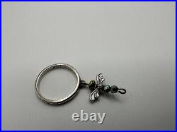 Vintage James Avery Sterling Silver Dangle Dragonfly Ring Size 8