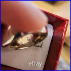 Vintage Retired James Avery Greek Cross Wide Band Ring Size 9